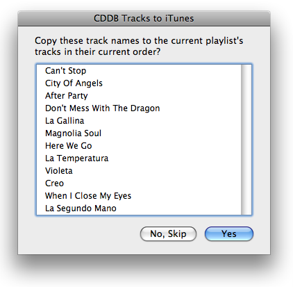 CDDB Safari Kit screenshot