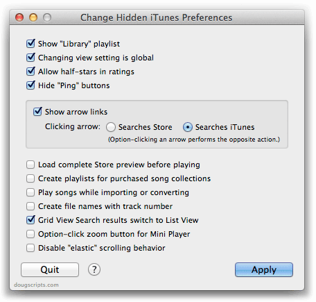 how to change to list view in itunes