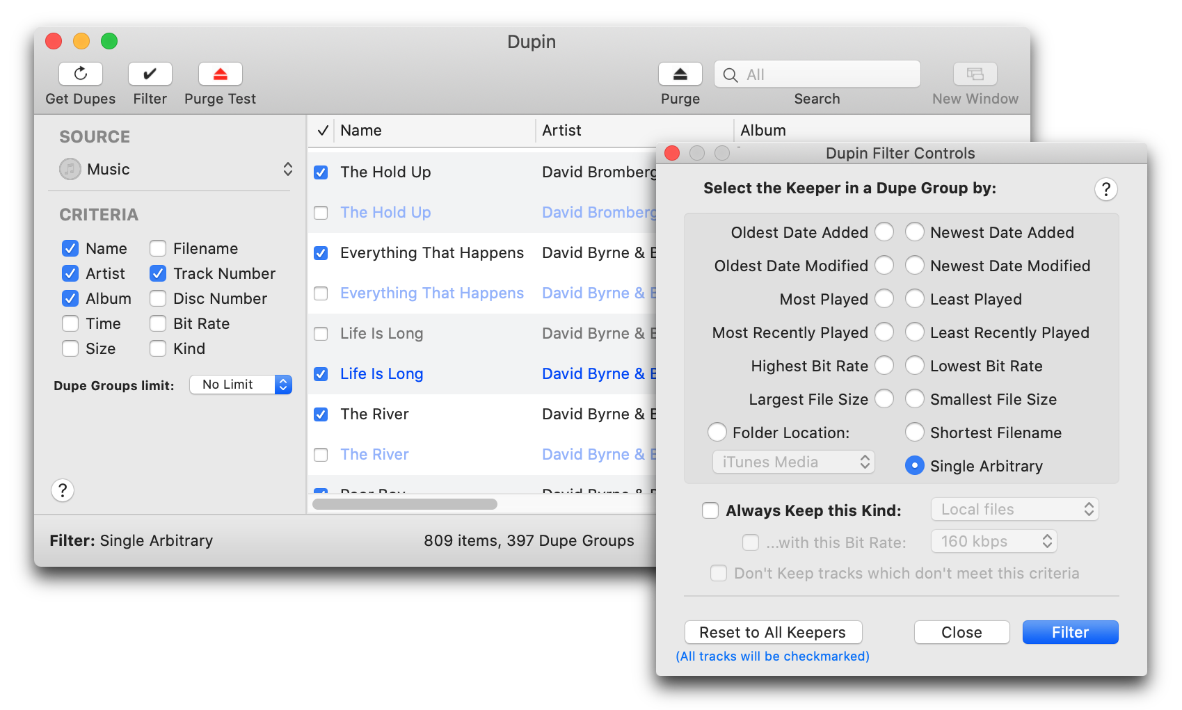 Dupin 2 12 3 – Manage Duplicate Itunes Tracks Downloads