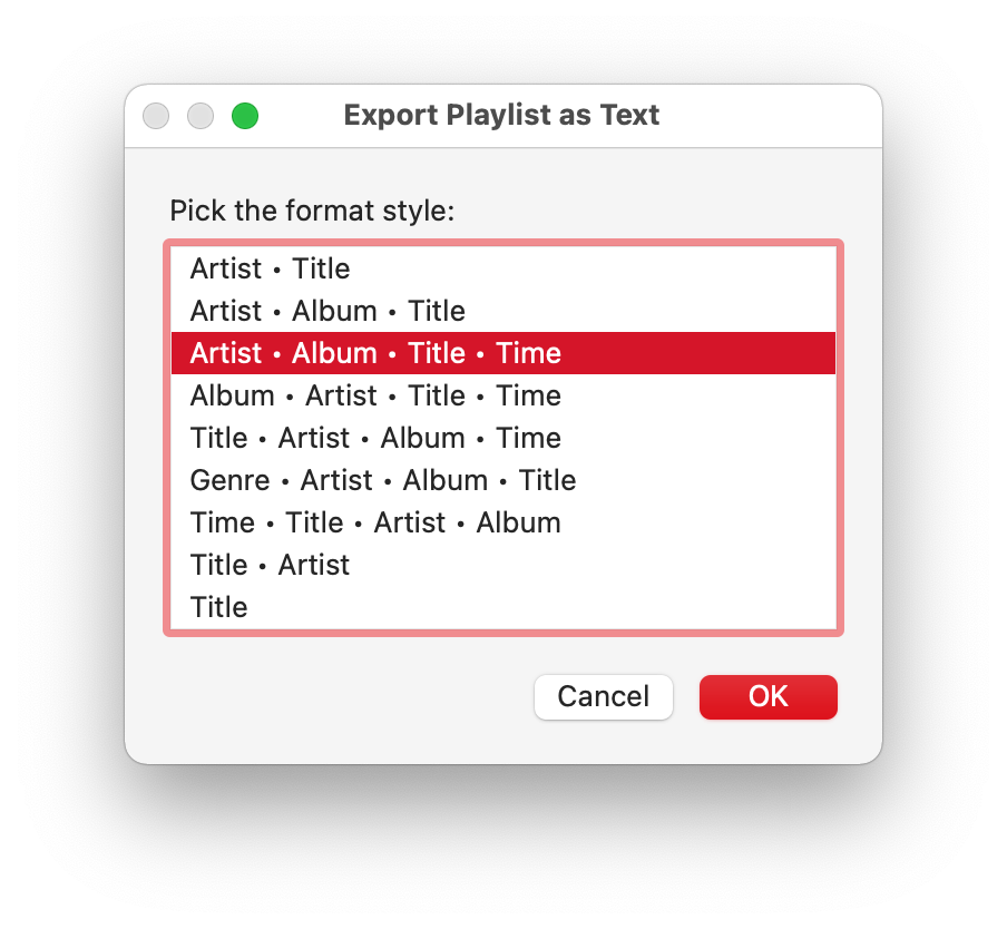 Batch export playlists music app mac os