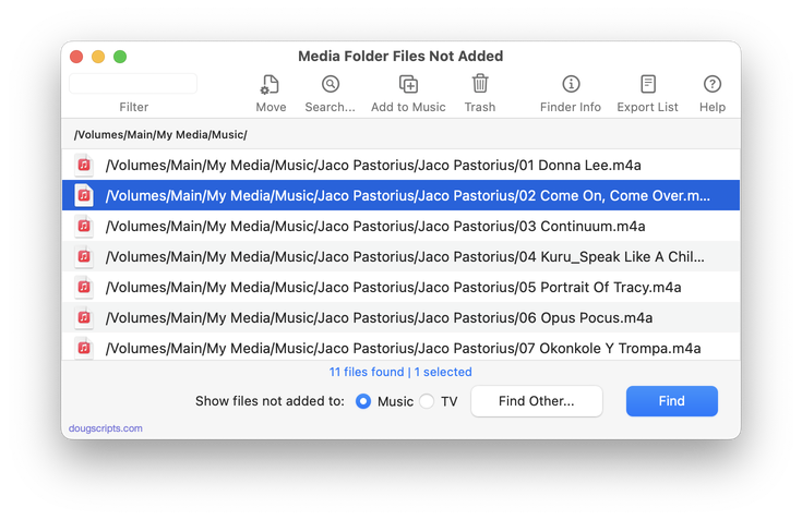 Media Folder Files Not Added