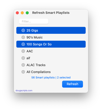 Refresh Smart Playlists