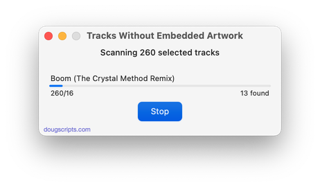 Tracks Without Embedded Artwork