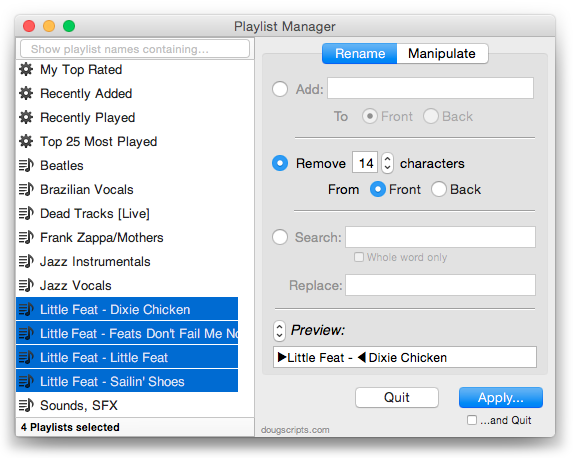 Playlist Manager